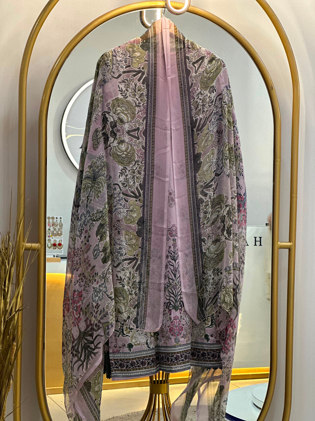 Cotton Embroidered Stitched Suit