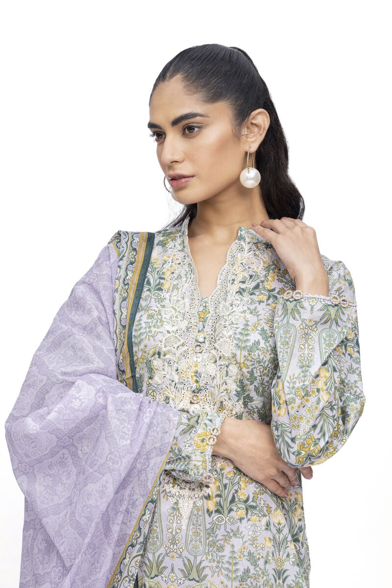 KHAADI EMBROIDERED UNSTITCHED