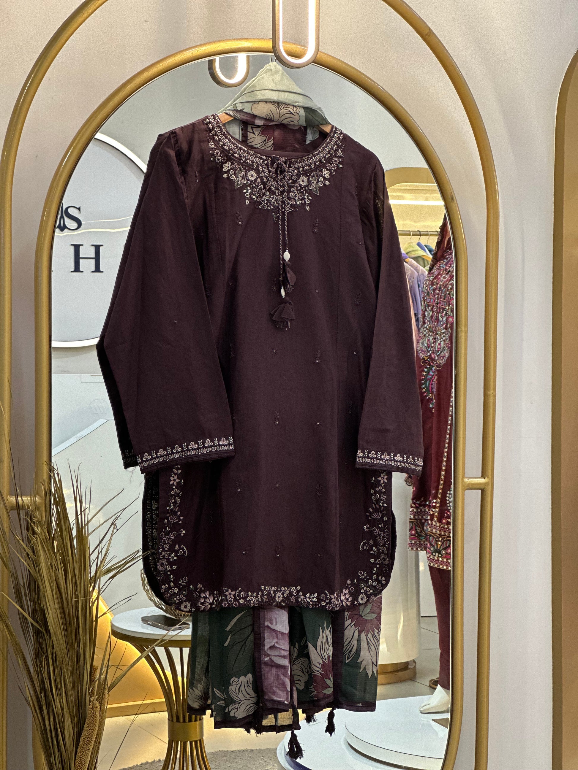 SadaBahar Stitched 3 Pc Embroidered Lawn