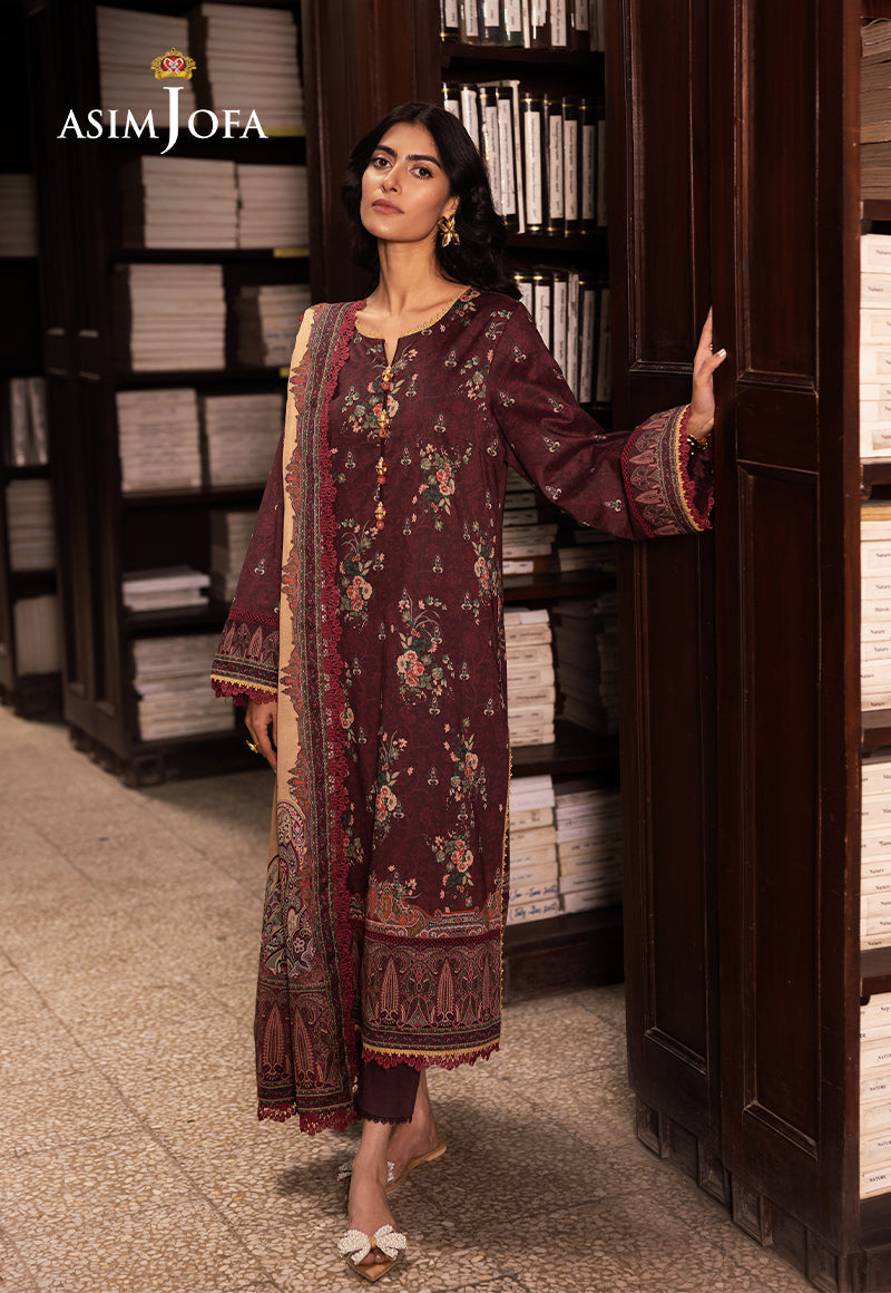 ASIM JOFA PRINTED LAWN 3 PC