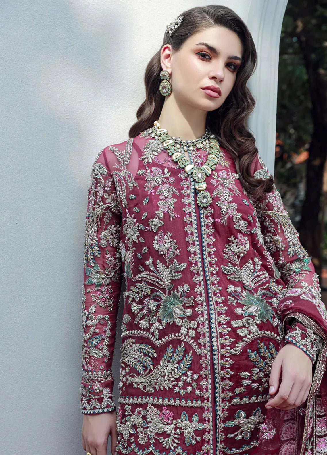 Ermina By Ezra Embroidered Net Suit Unstitched 3 Piece