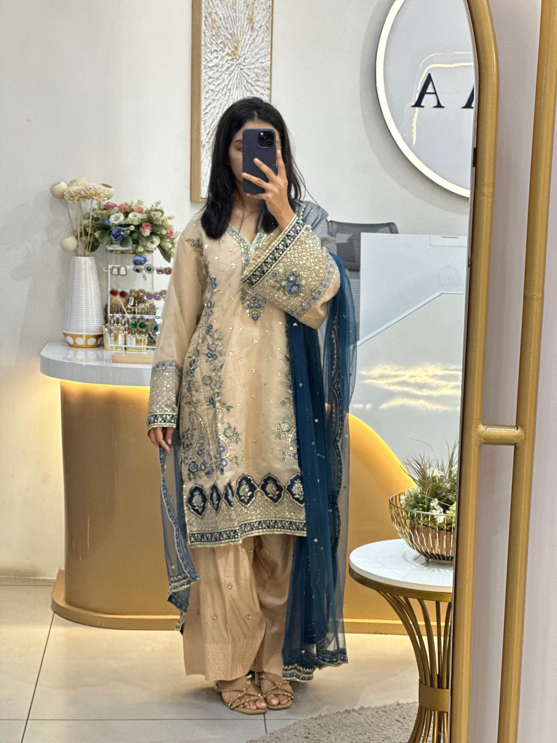 Sada Bahar | Stitched 3 Pc Festive Embroidered Lawn Collection