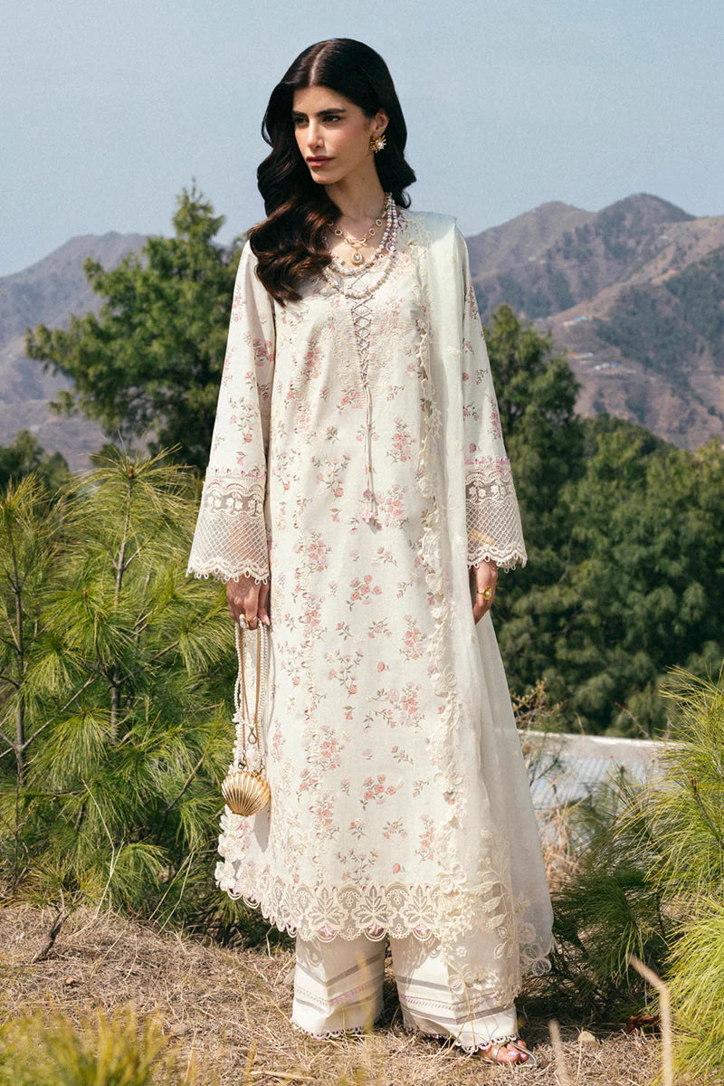 Qalamkar Qlinekari Lawn- Unstitched