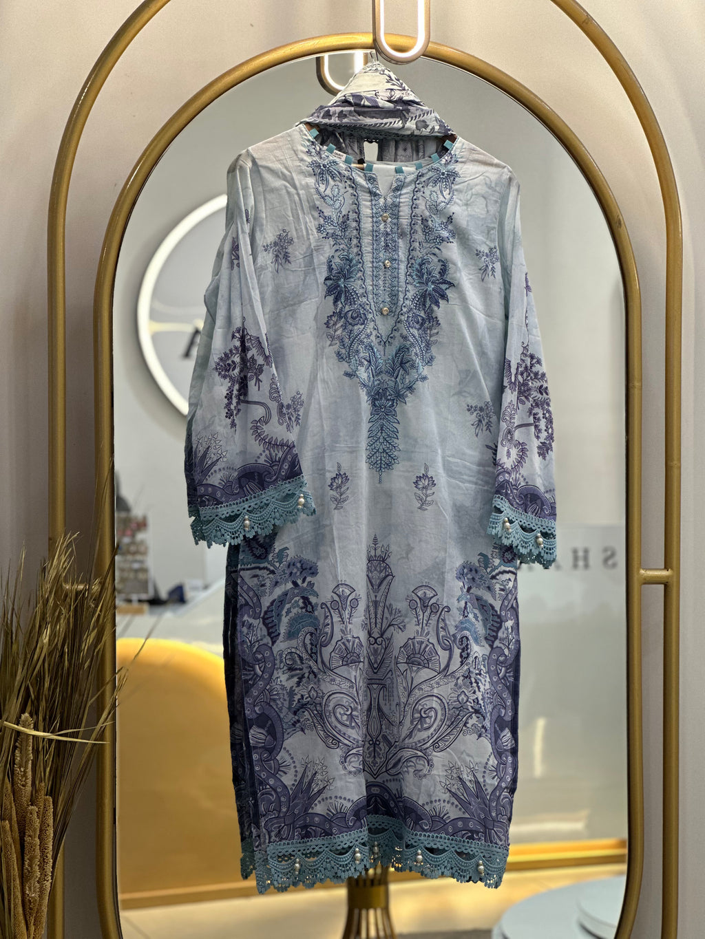 Jade Urbane Stitched Lawn
