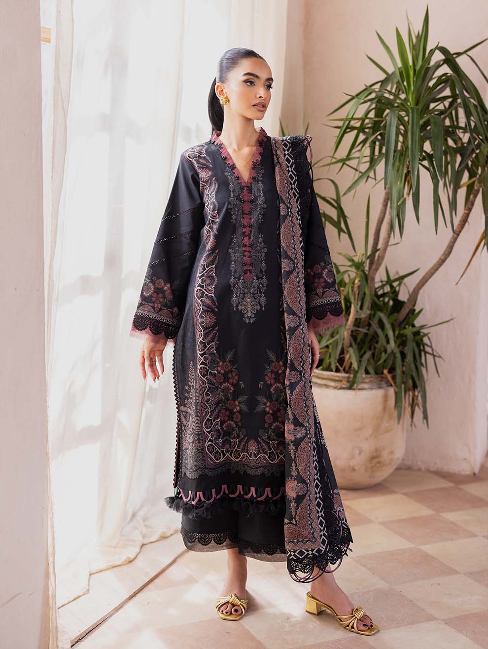 JADE URBANE Digital Printed Lawn -Unstitched