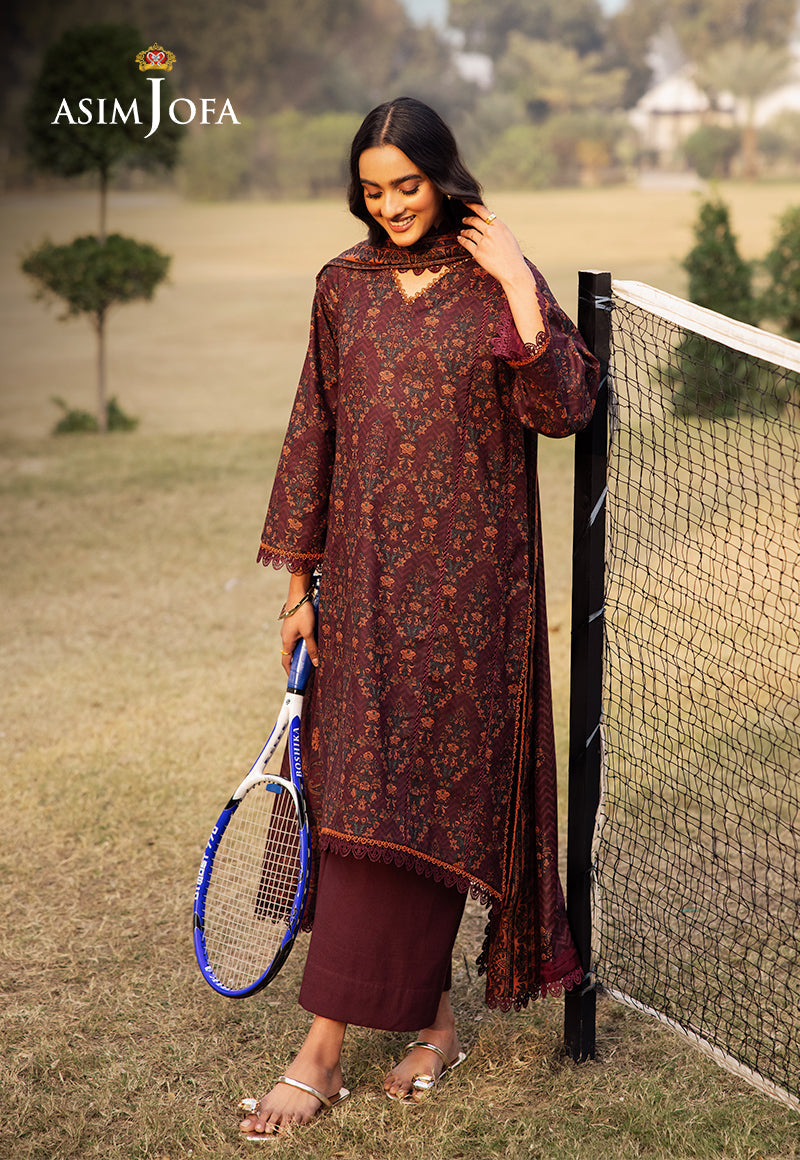 ASIM JOFA PRINTED LAWN 3 PC