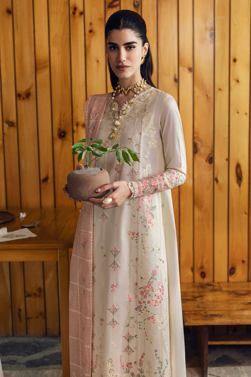 Qalamkar Qlinekari Lawn- Unstitched