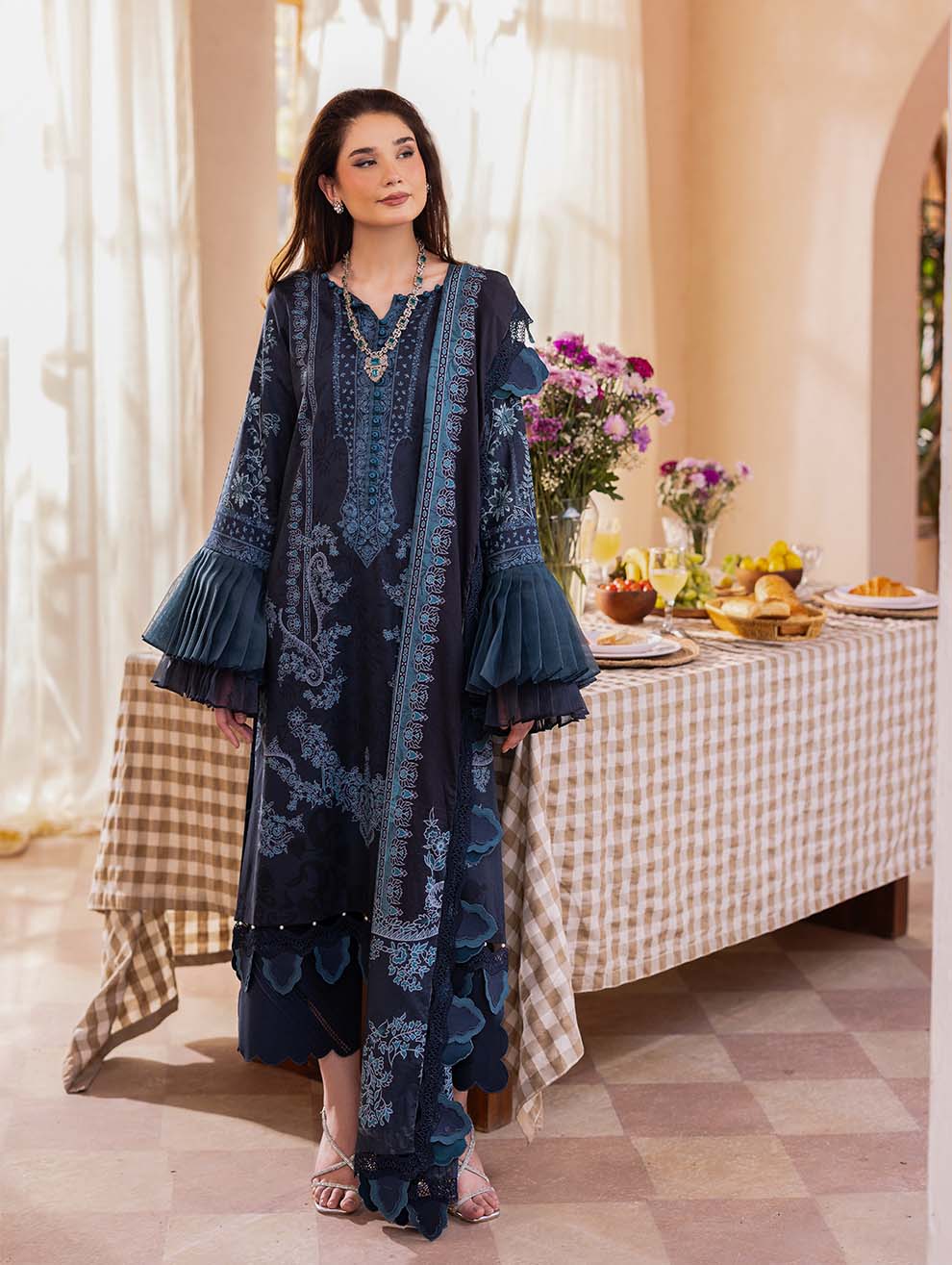 JADE URBANE Digital Printed Lawn- Unstitched