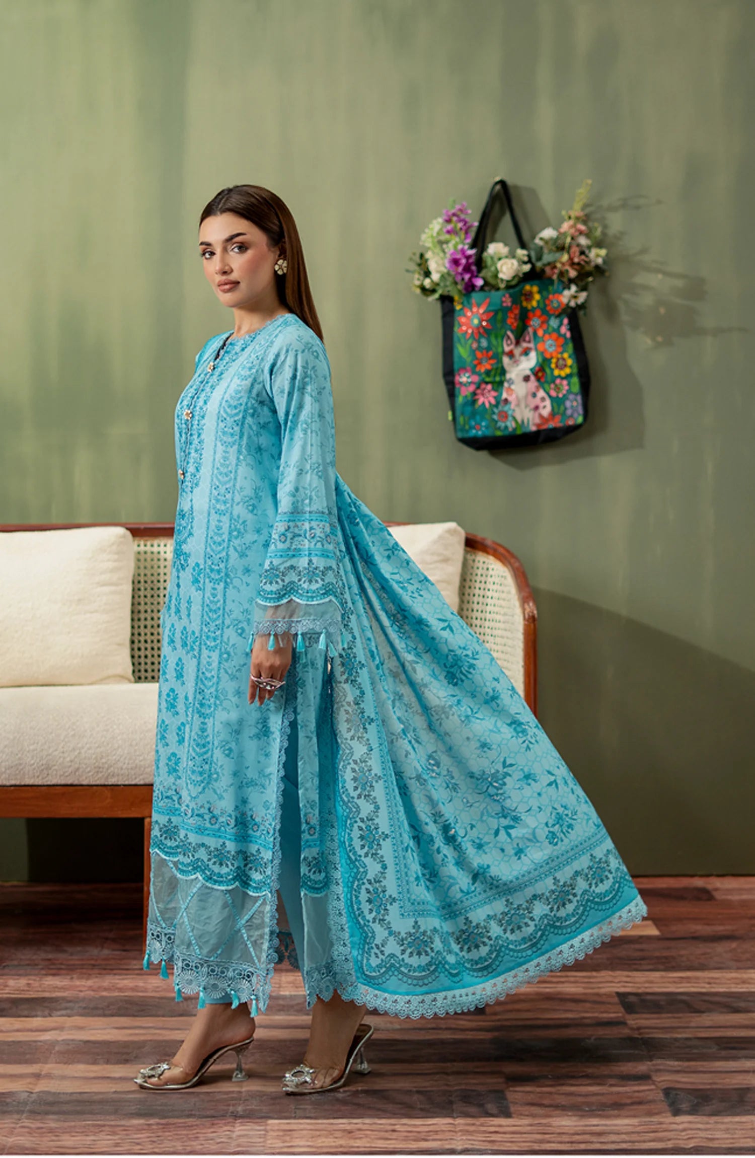 Mausummery Digital Lawn-Unstitched