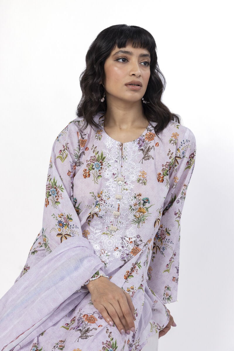 KHAADI EMBROIDERED UNSTITCHED