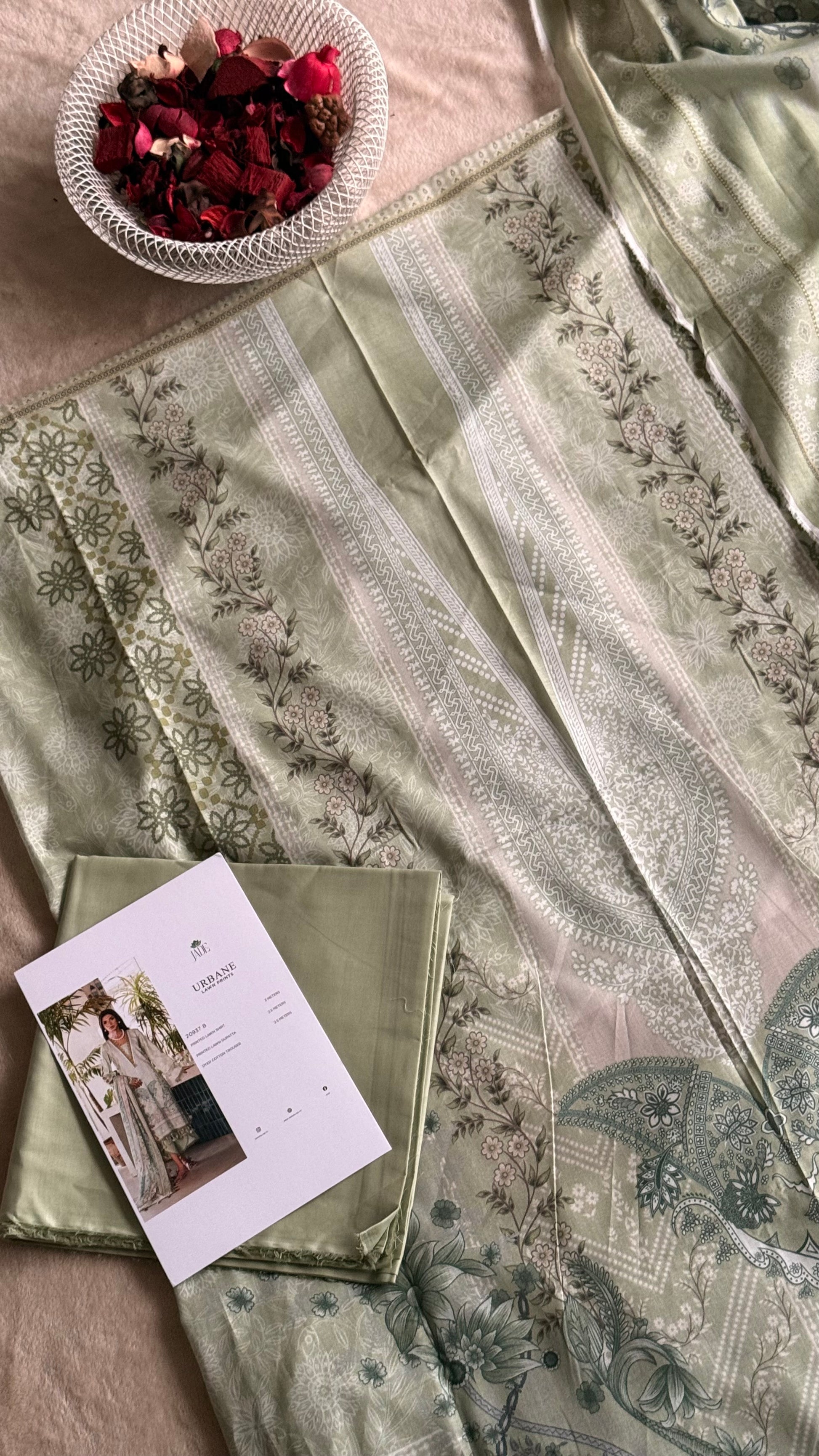 Jade Urbane Lawn Prints Unstitched