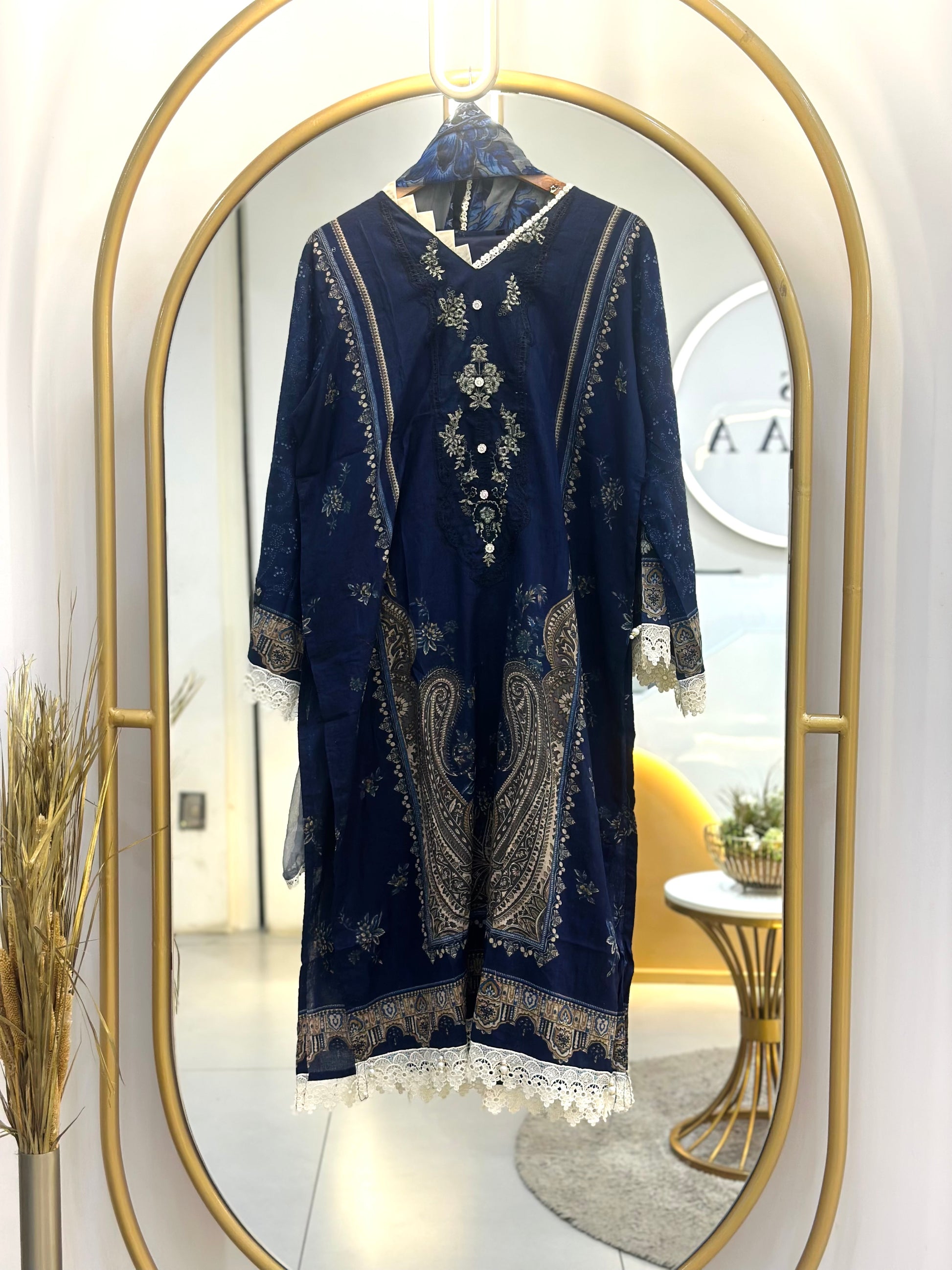Printed Pakistani Cotton Stitched Suit