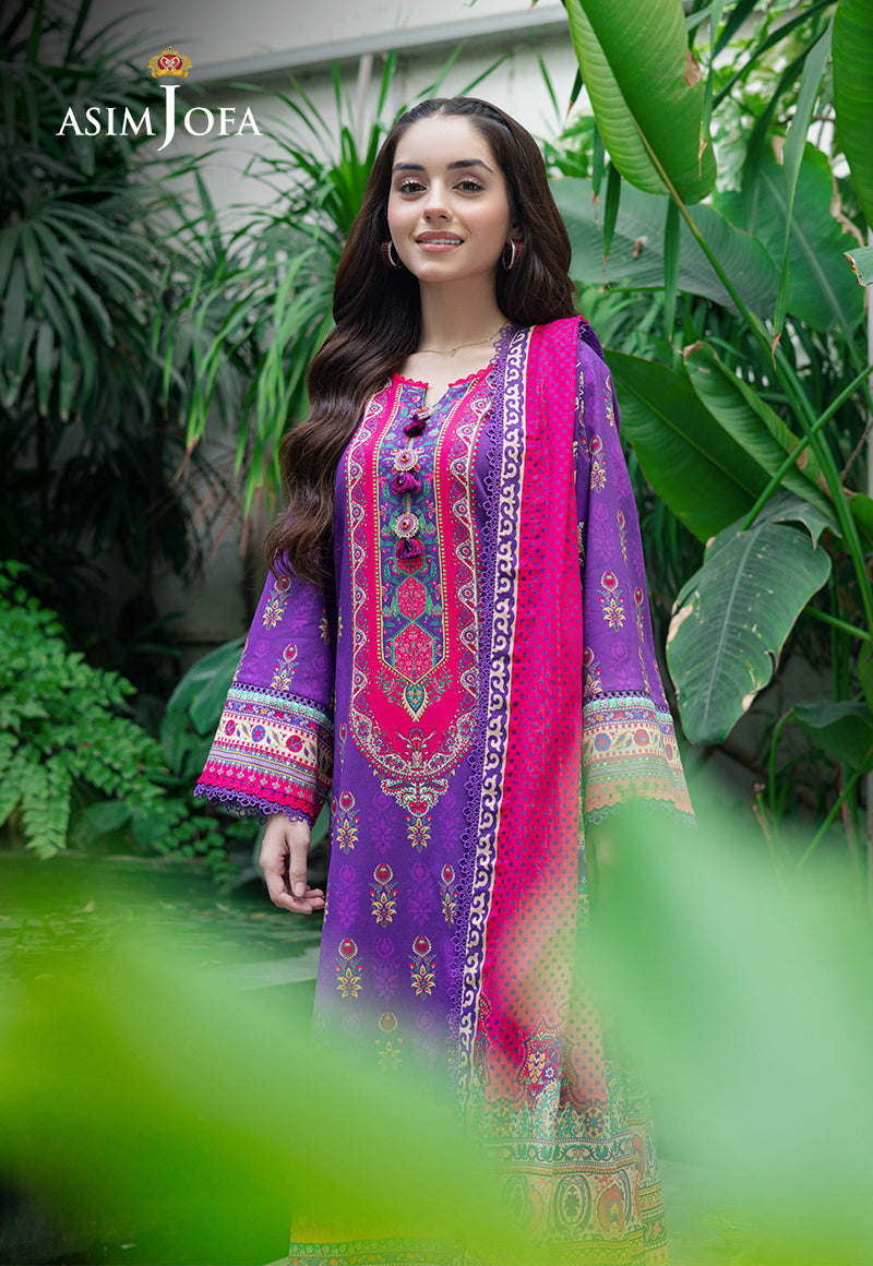 ASIM JOFA PRINTED LAWN 3 PC