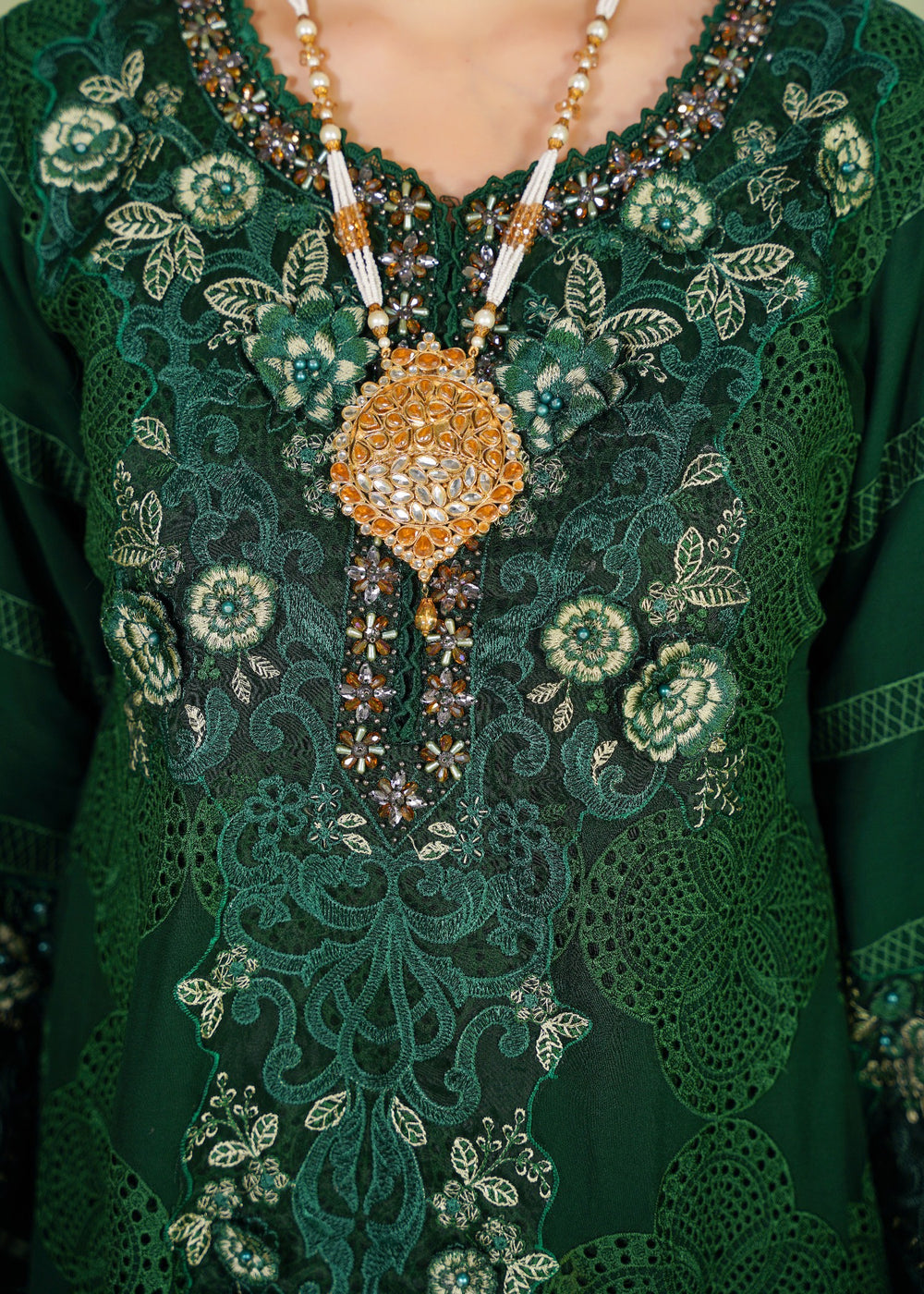Premium Heavy Partywear Stitched Pakistani Suit
