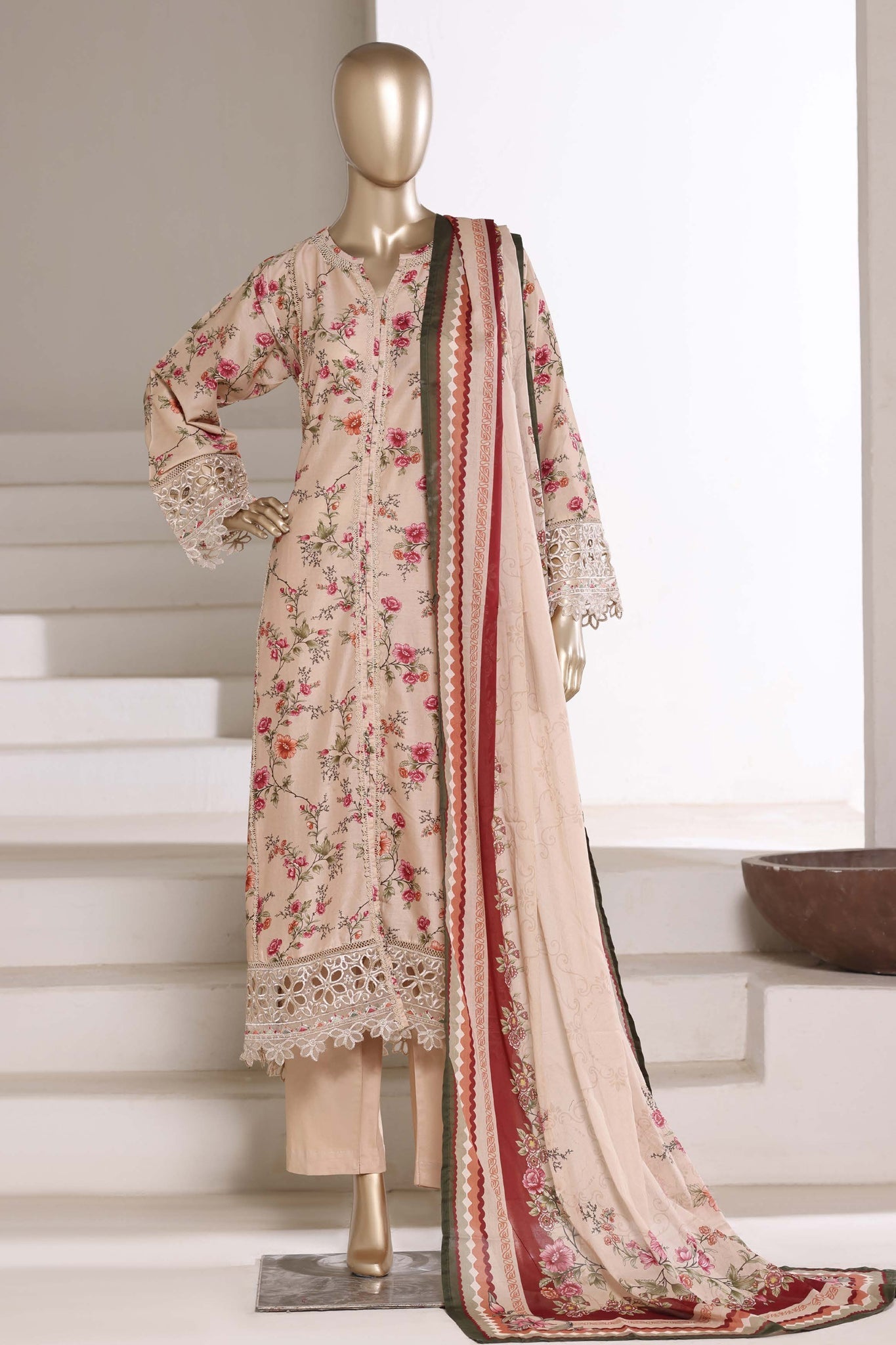 Sadabahar Stitched Lawn Suit