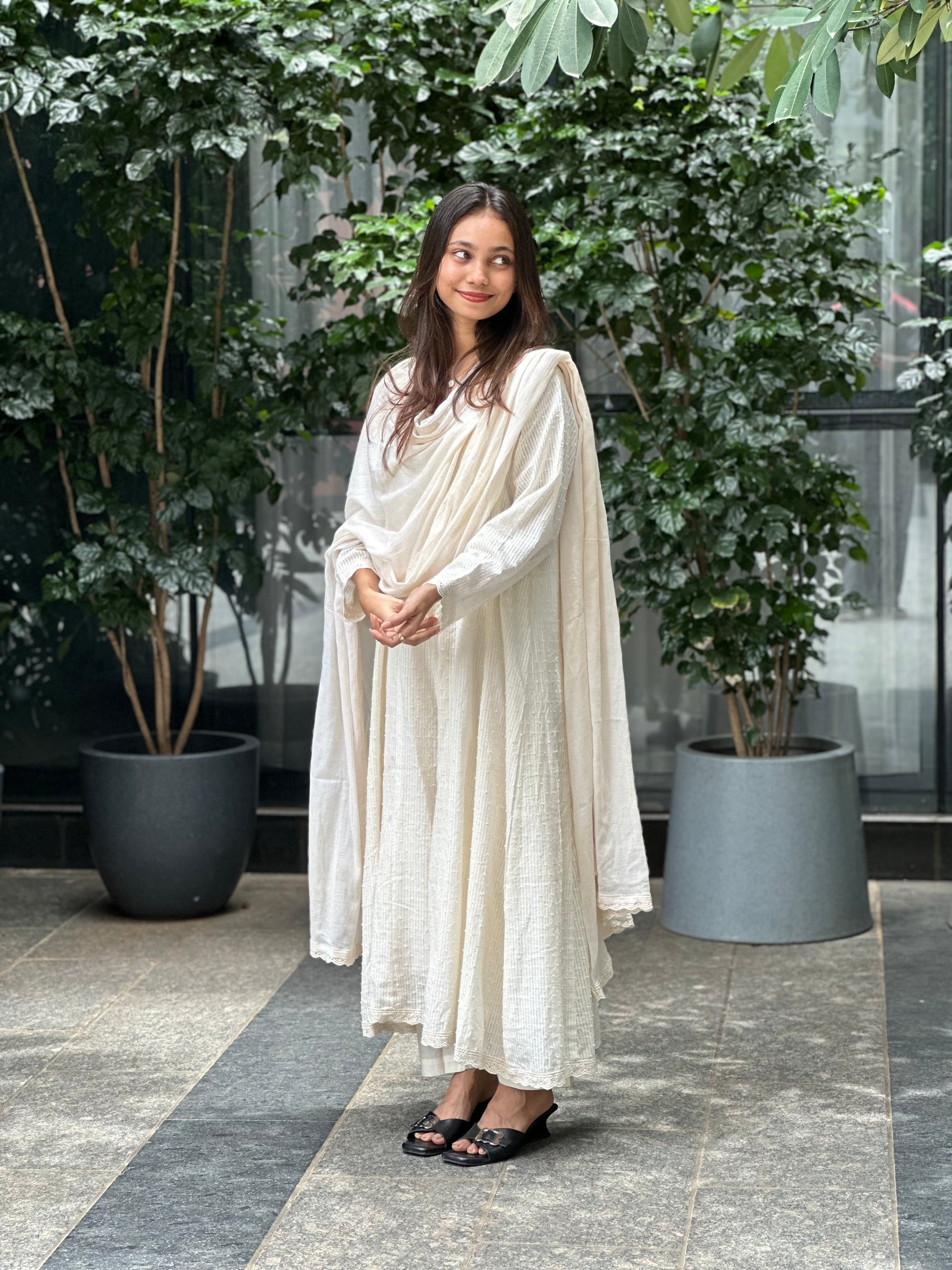 STITCHED 3 PC COTTON SUIT