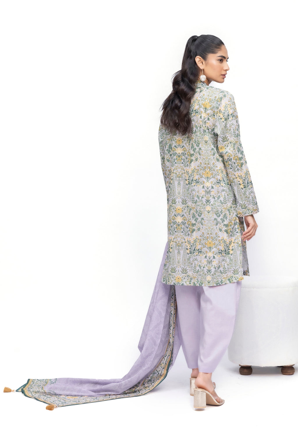 KHAADI EMBROIDERED UNSTITCHED
