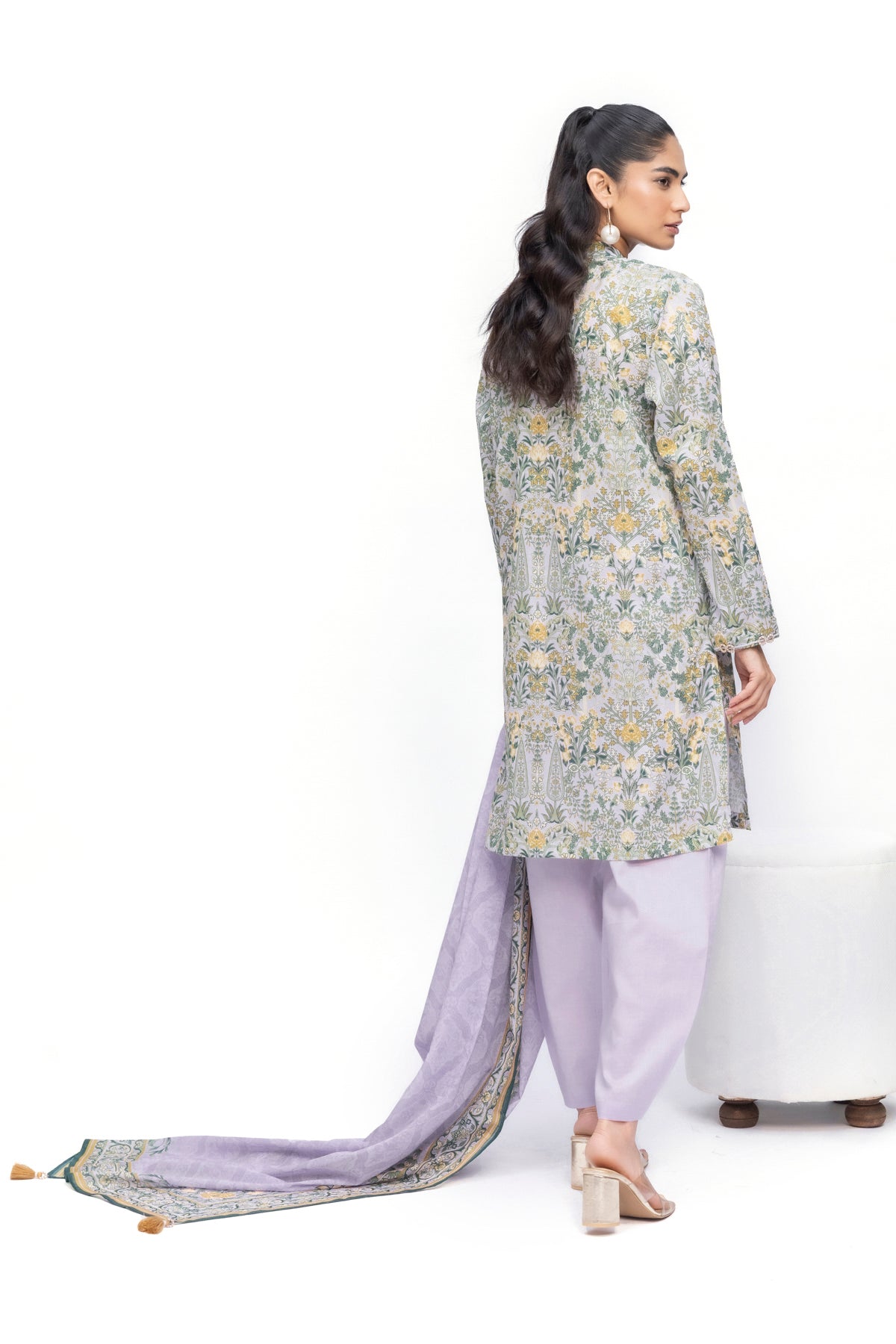 KHAADI EMBROIDERED UNSTITCHED