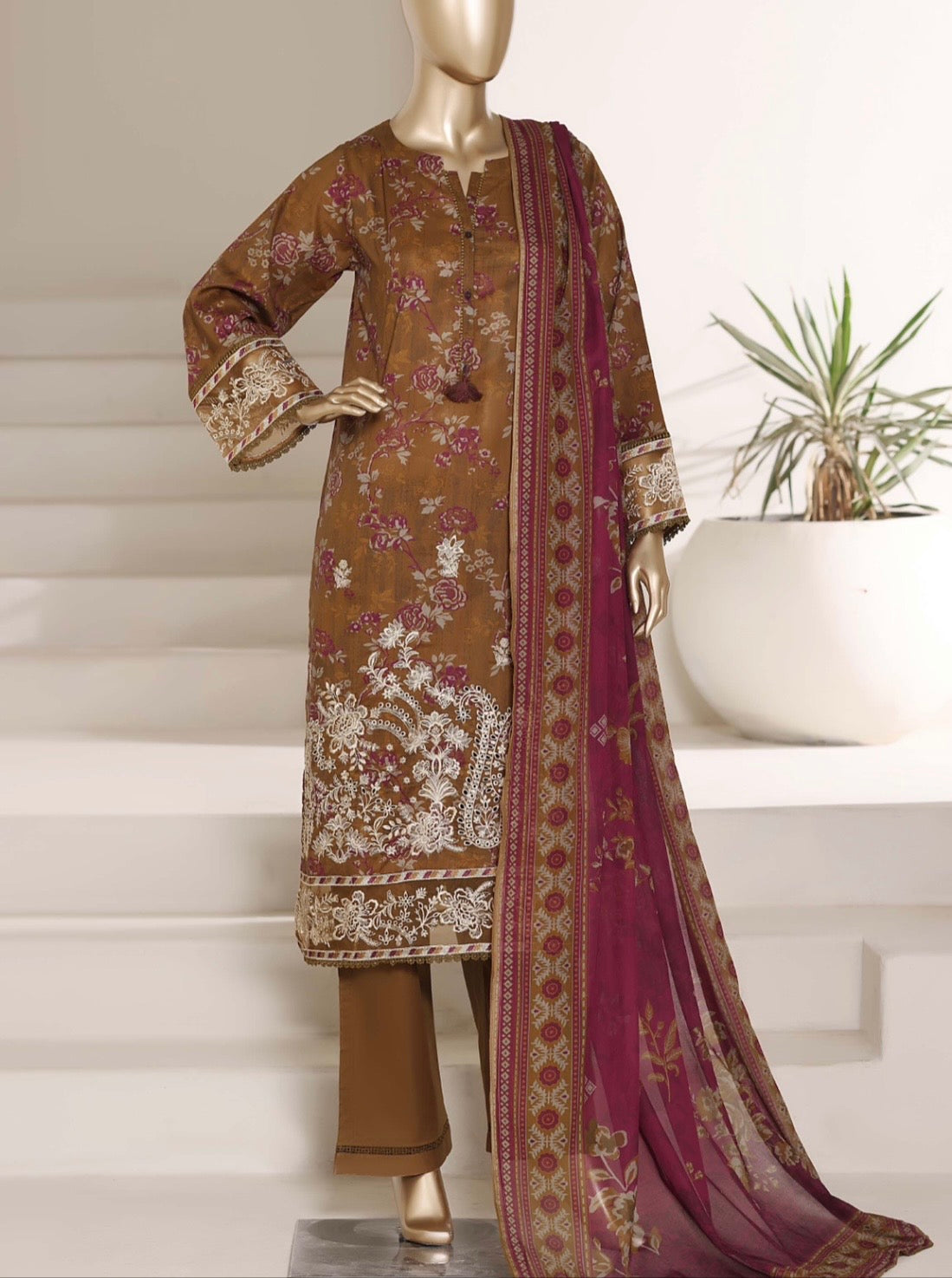 Sadabahar Embroidered Lawn