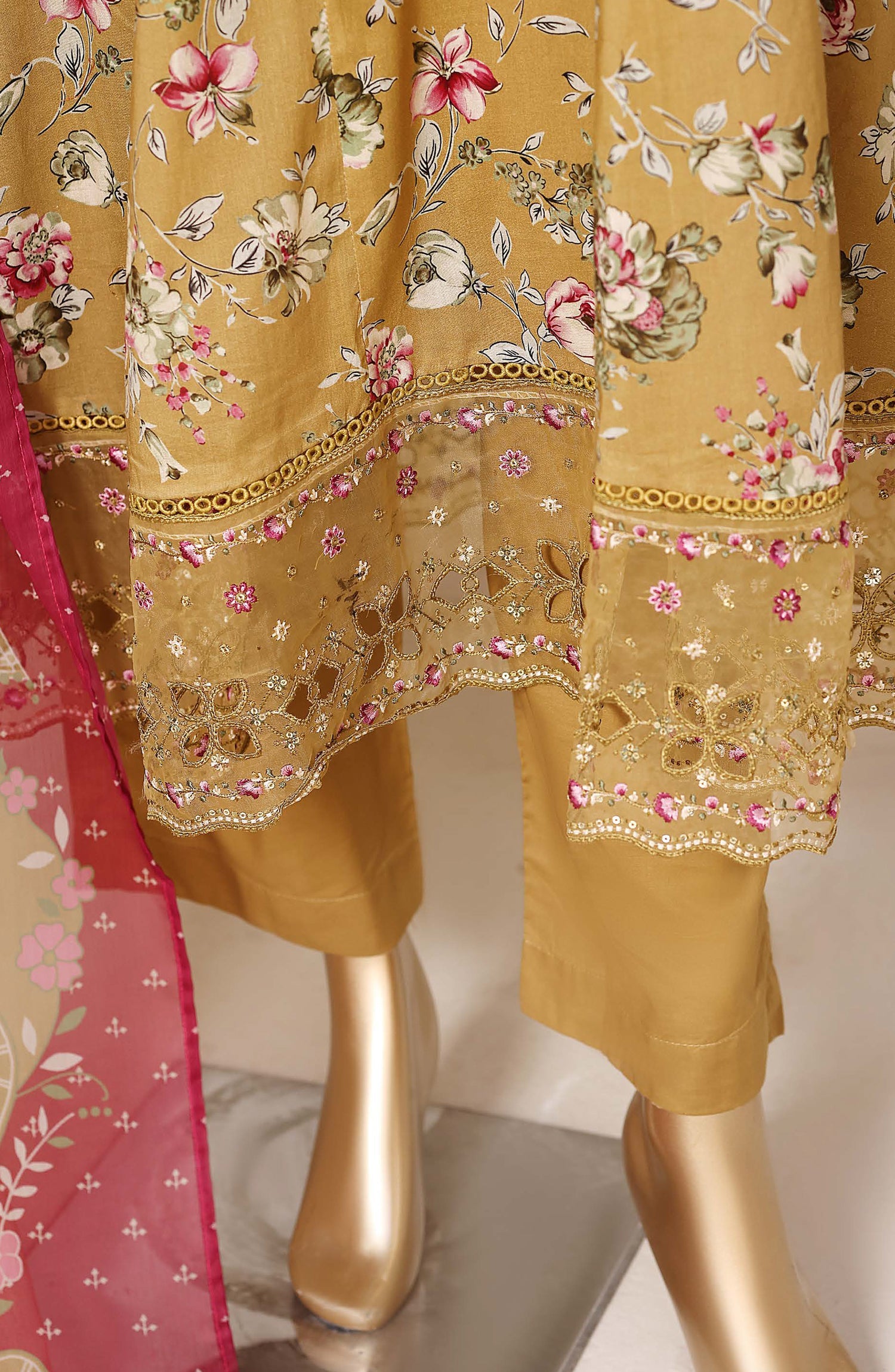 Sadabahar Flared Stitched Suit