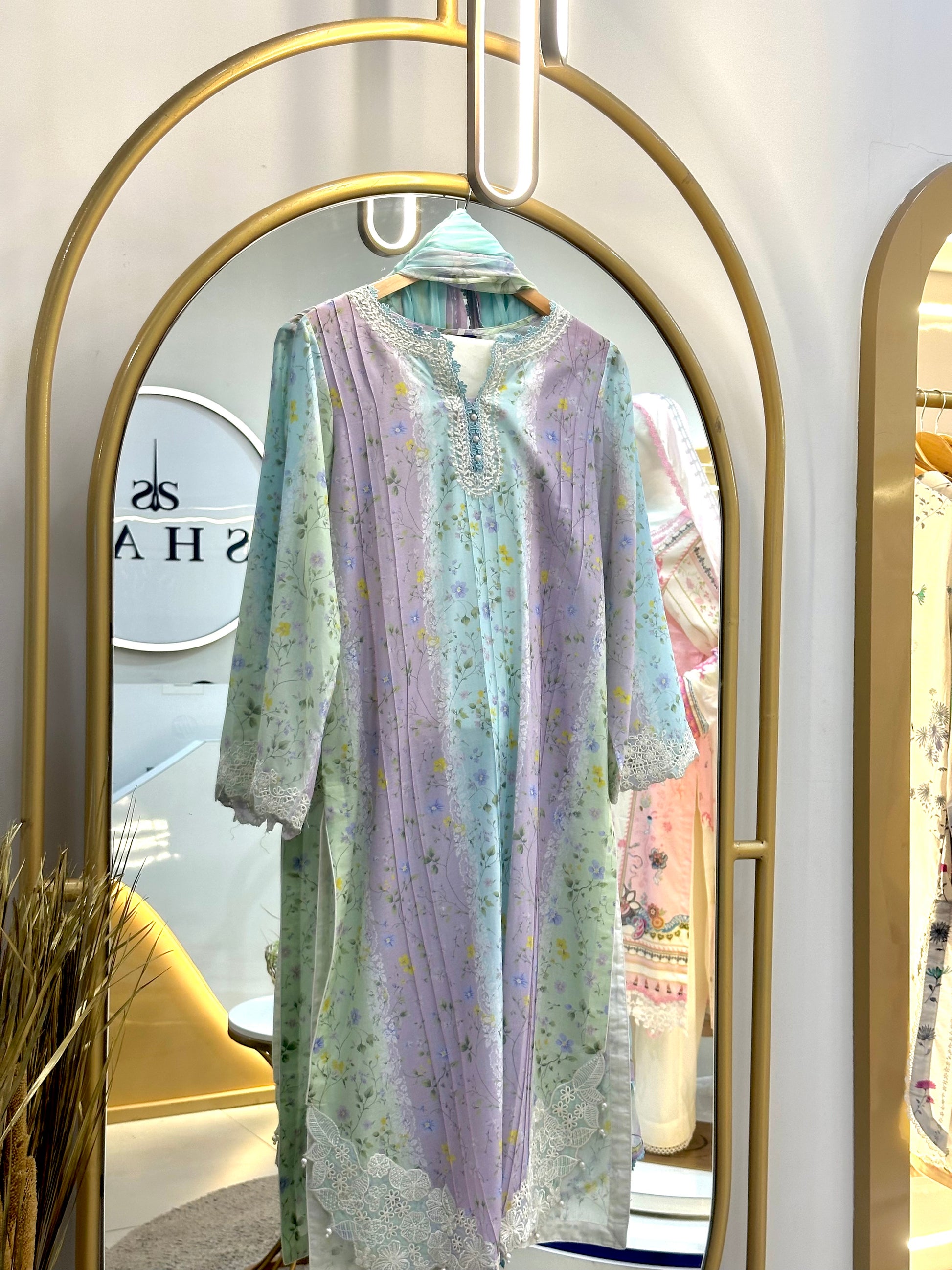 Qalamkar Q-Prints Stitched