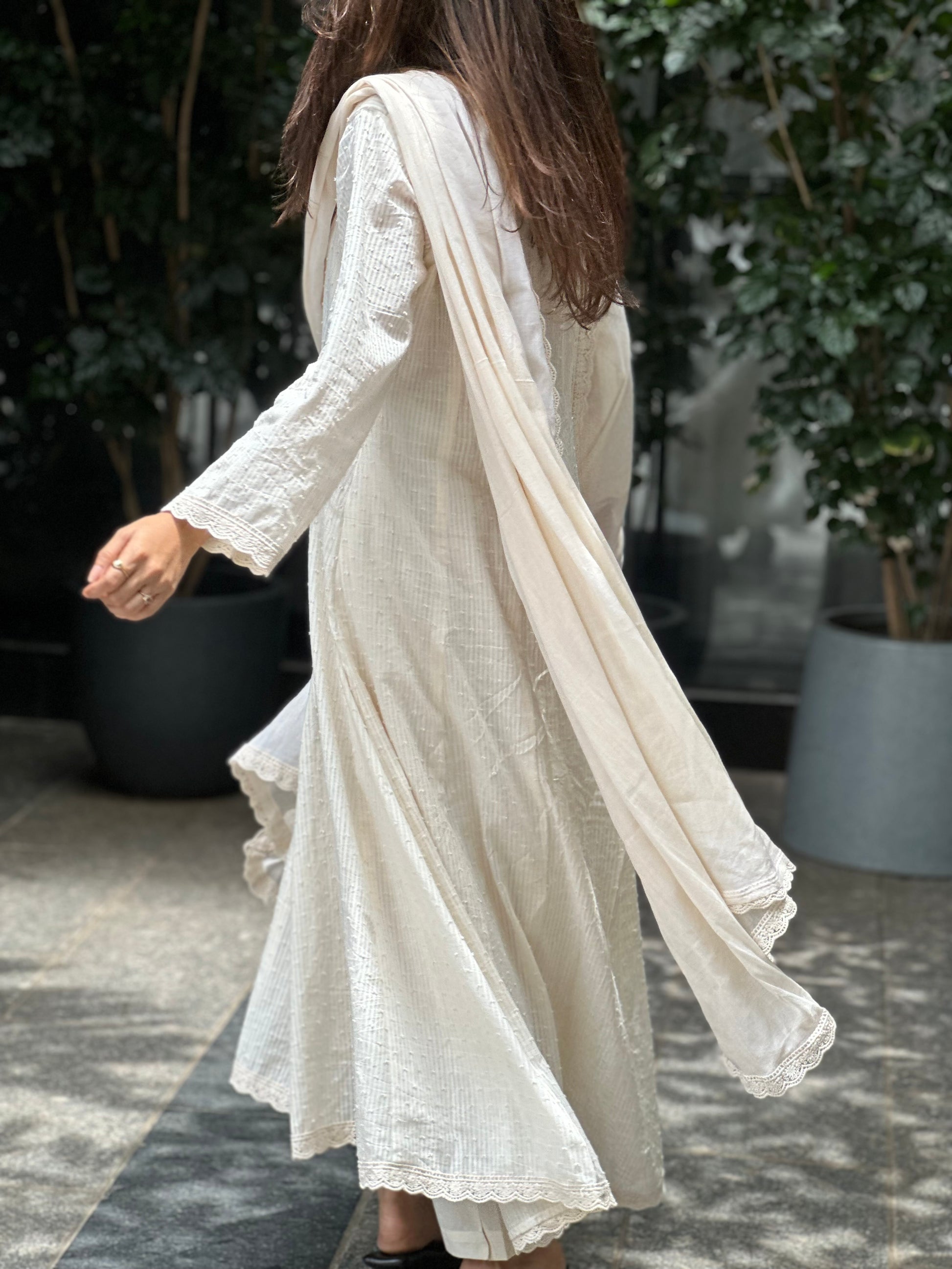 STITCHED 3 PC COTTON SUIT