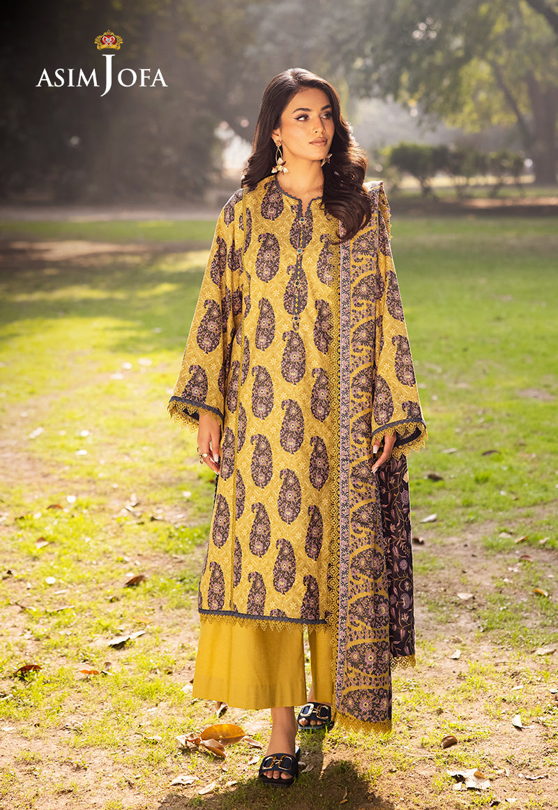 ASIM JOFA PRINTED LAWN 3 PC