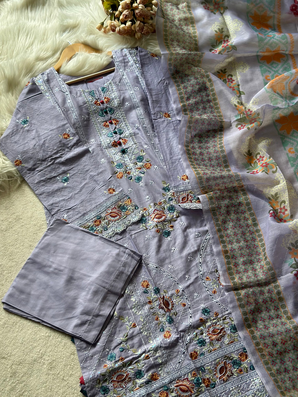 STITCHED PAKISTANI 3-PC SUIT