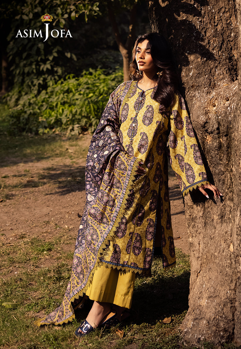 ASIM JOFA PRINTED LAWN 3 PC