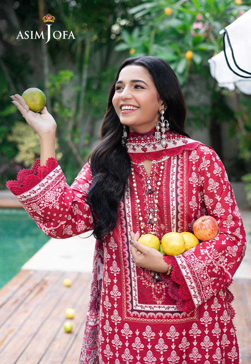 ASIM JOFA PRINTED LAWN 3 PC