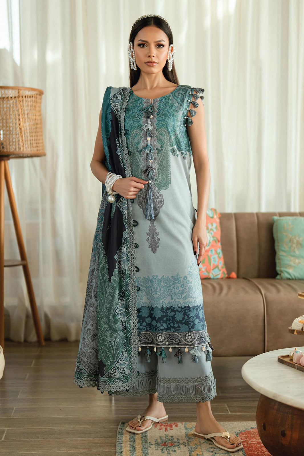 Jade Urbane Lawn Prints Unstitched