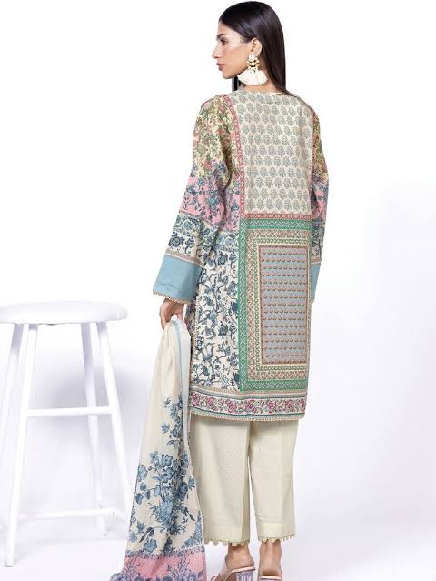 KHAADI EMBROIDERED UNSTITCHED