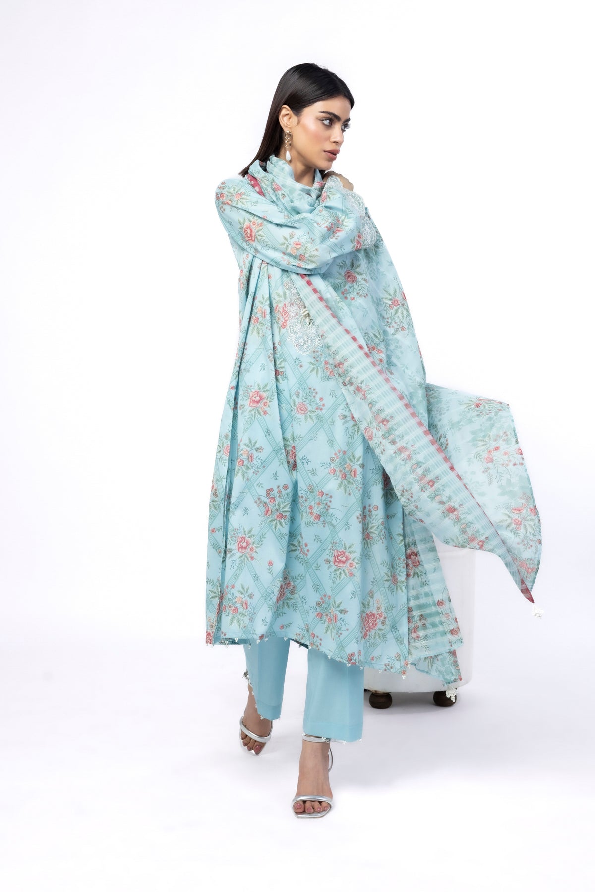 KHAADI EMBROIDERED UNSTITCHED