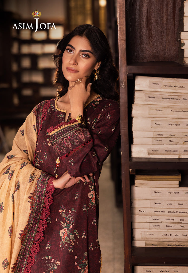 ASIM JOFA PRINTED LAWN 3 PC