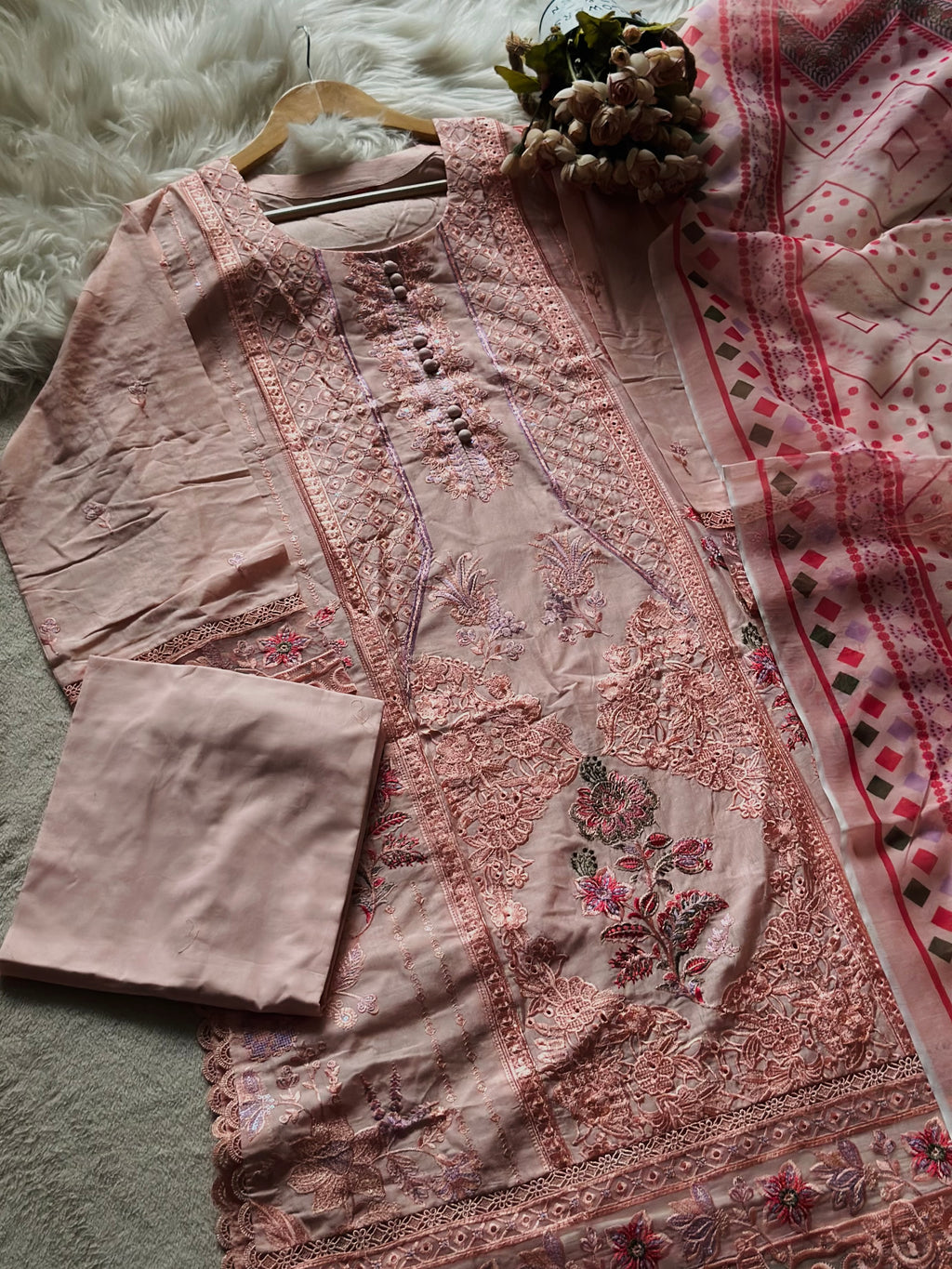 STITCHED PAKISTANI 3-PC SUIT