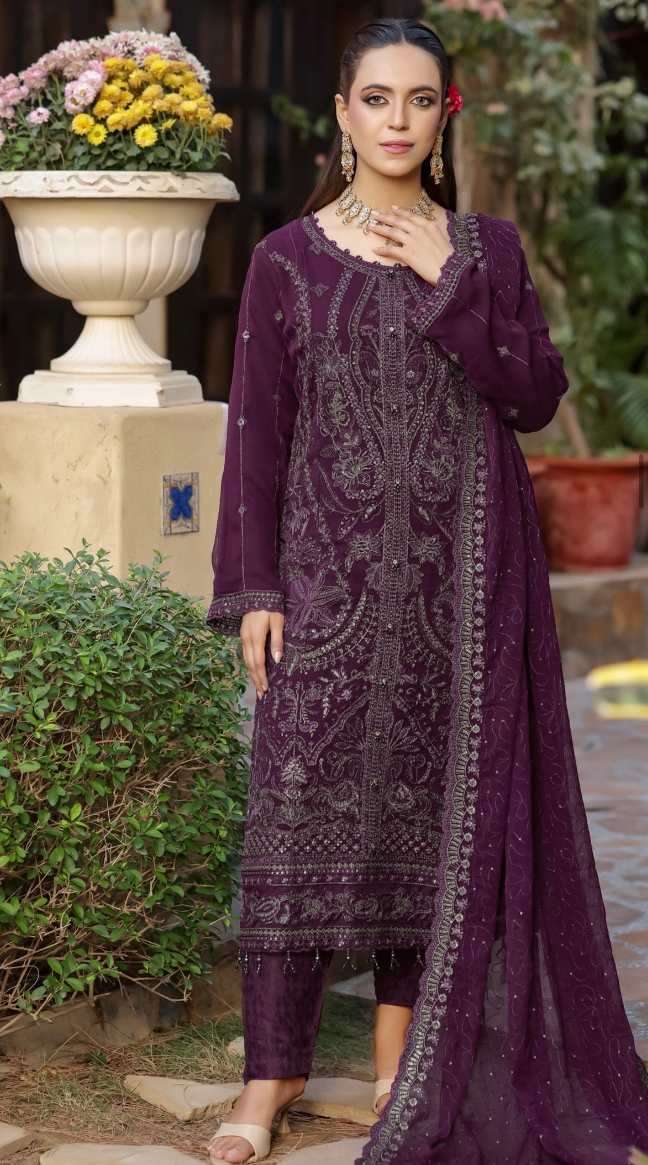 Nazaqat party wear