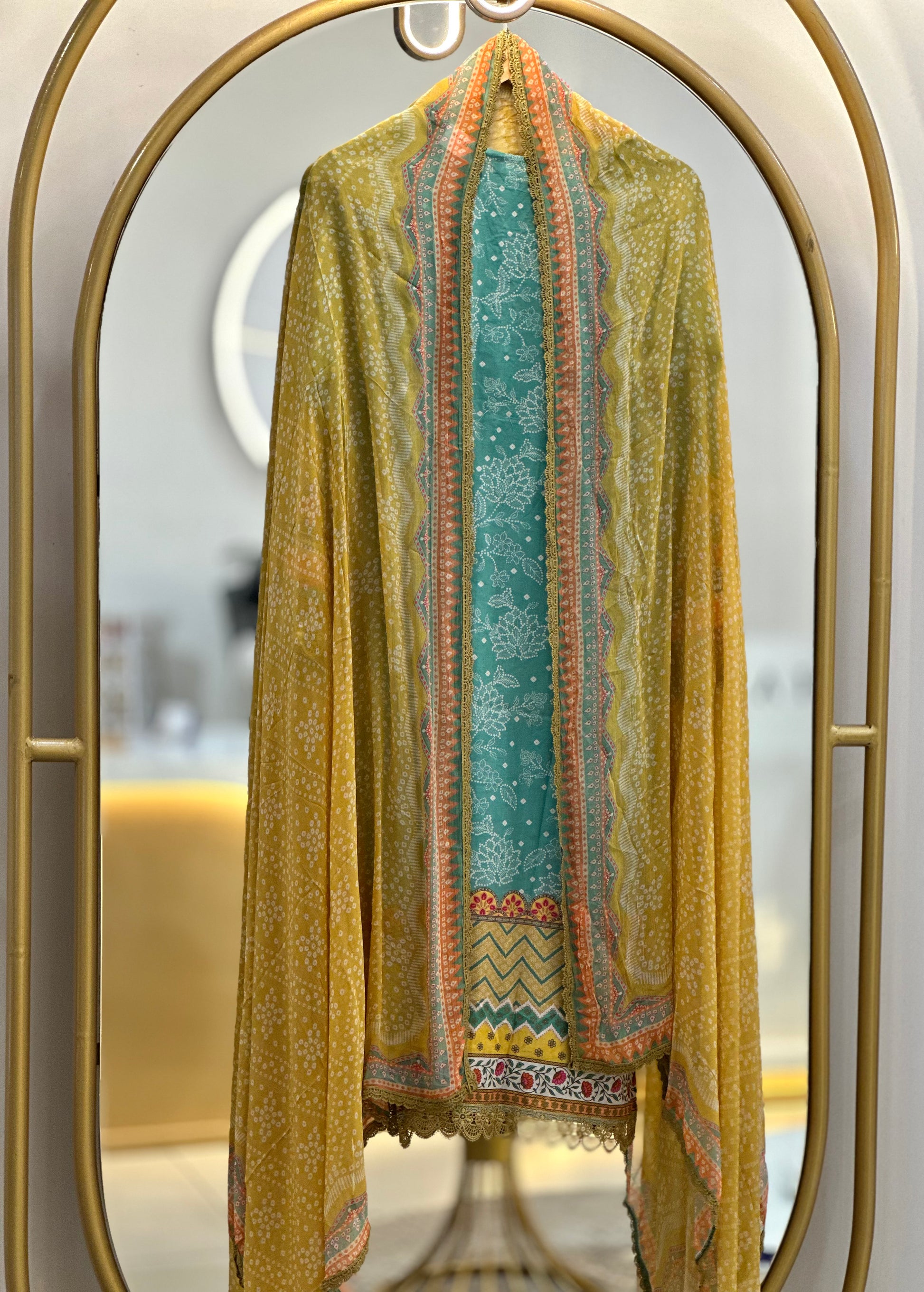 Stitched Lawn suit