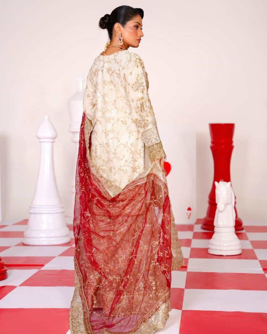 Premium Heavy Partywear Stitched Pakistani Suit