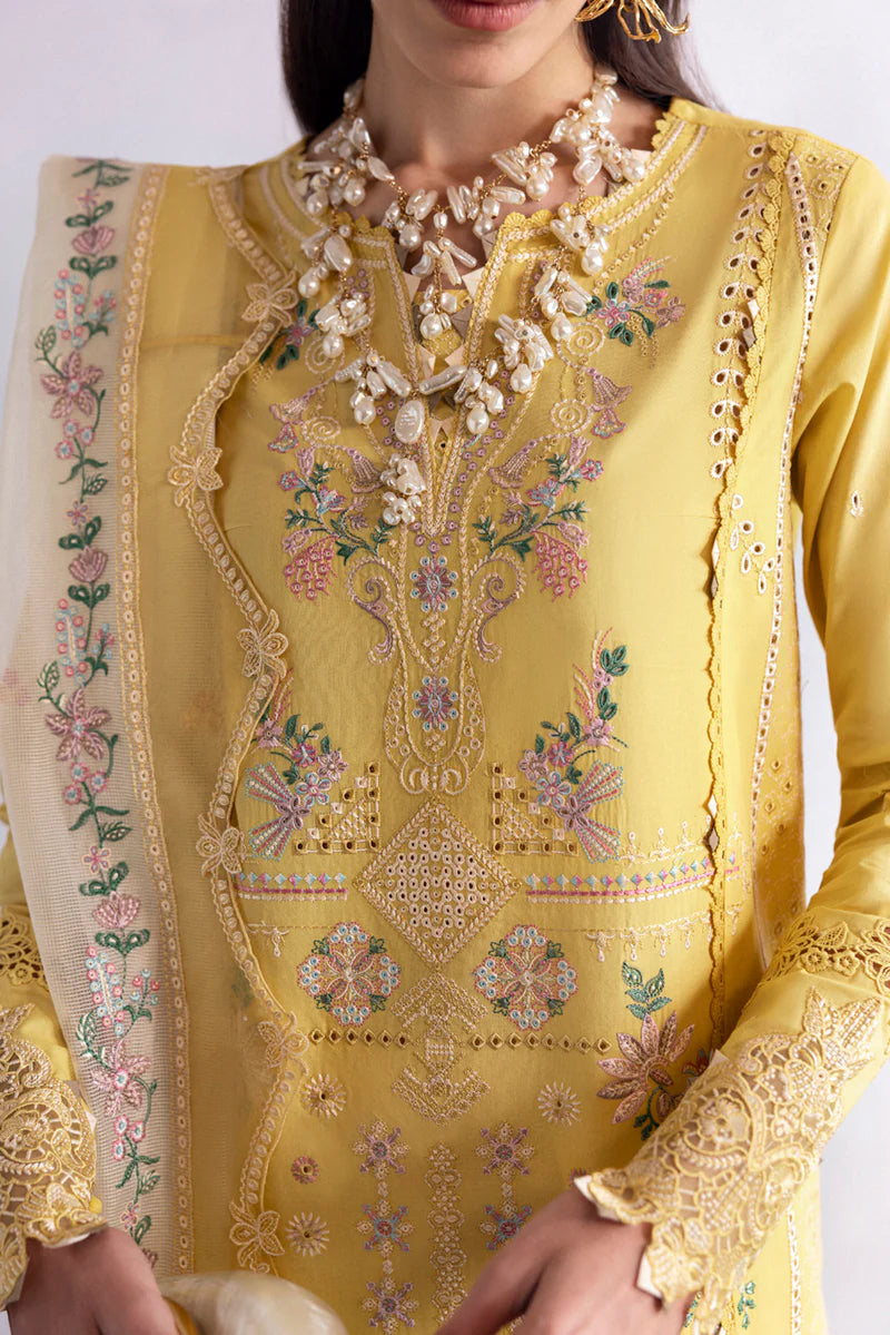 Qalamkar Qlinekari Lawn- Unstitched