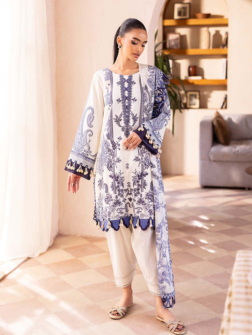 JADE URBANE Digital Printed Lawn -Unstitched
