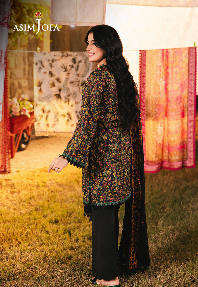 ASIM JOFA PRINTED LAWN 3 PC SUIT