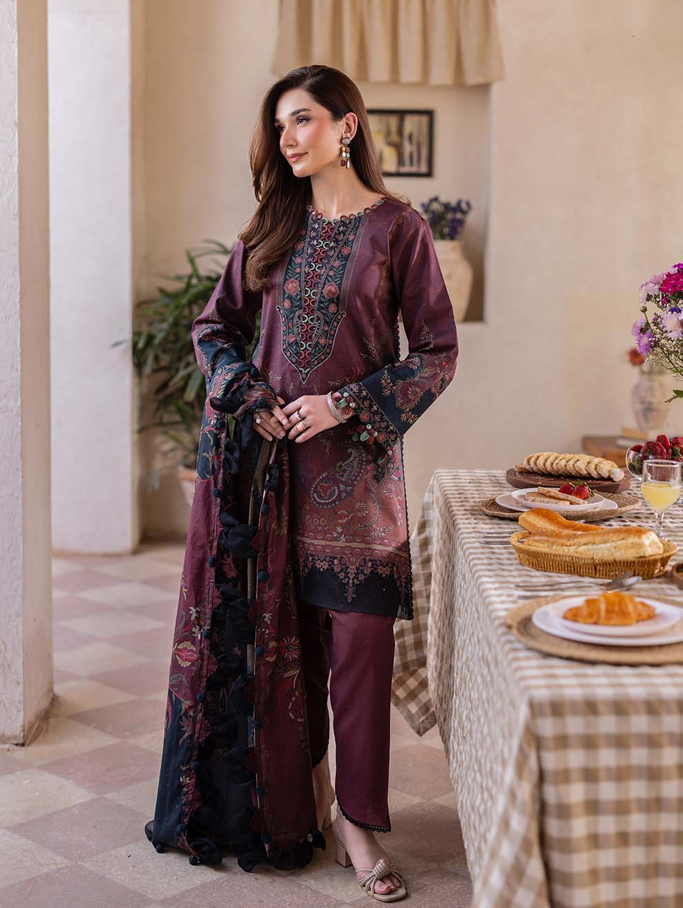 JADE URBANE Digital Printed Lawn -Unstitched