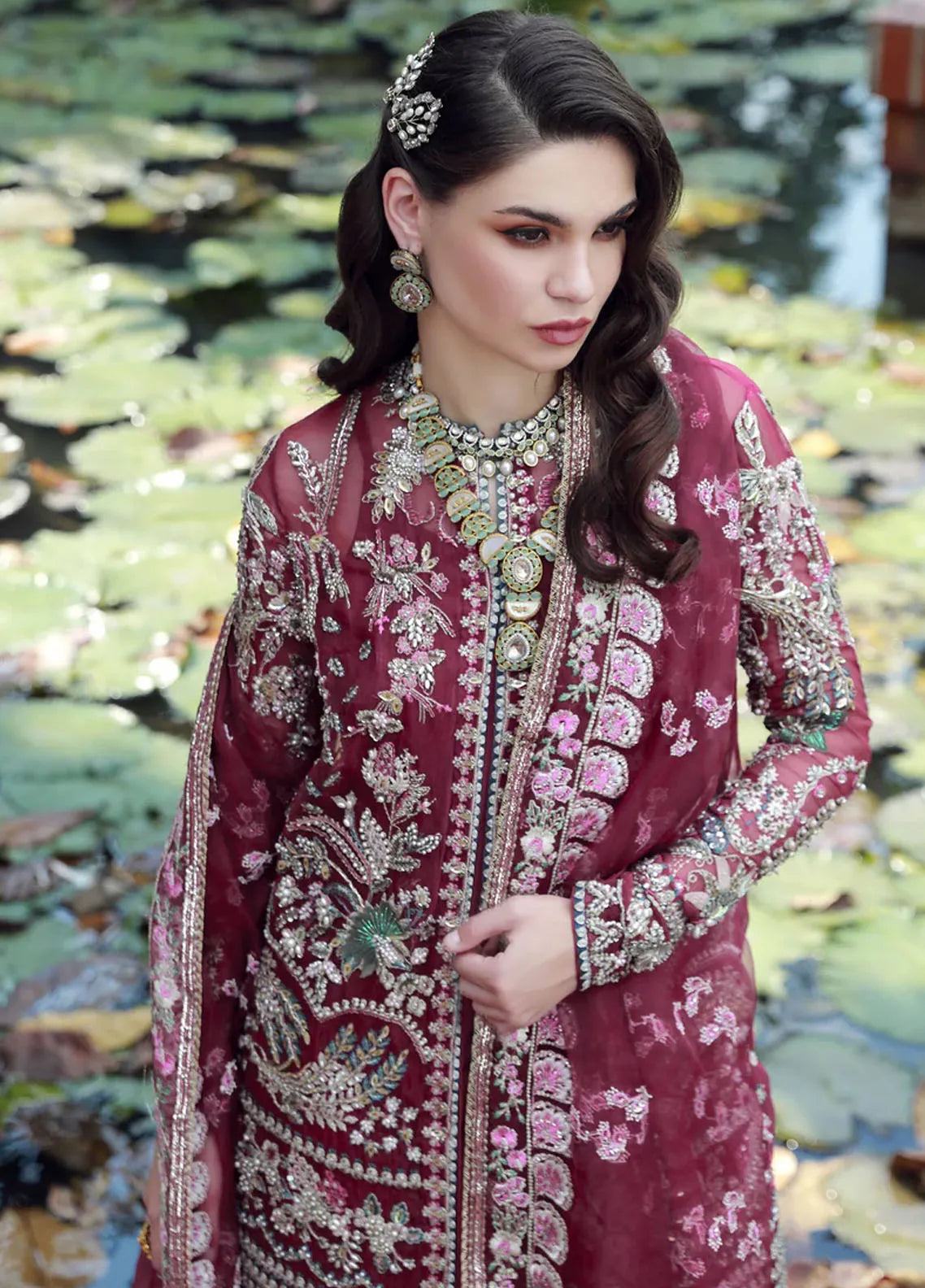 Ermina By Ezra Embroidered Net Suit Unstitched 3 Piece