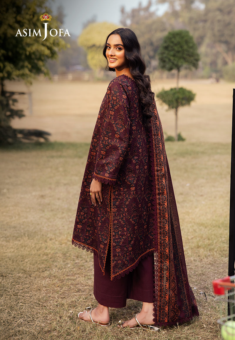 ASIM JOFA PRINTED LAWN 3 PC