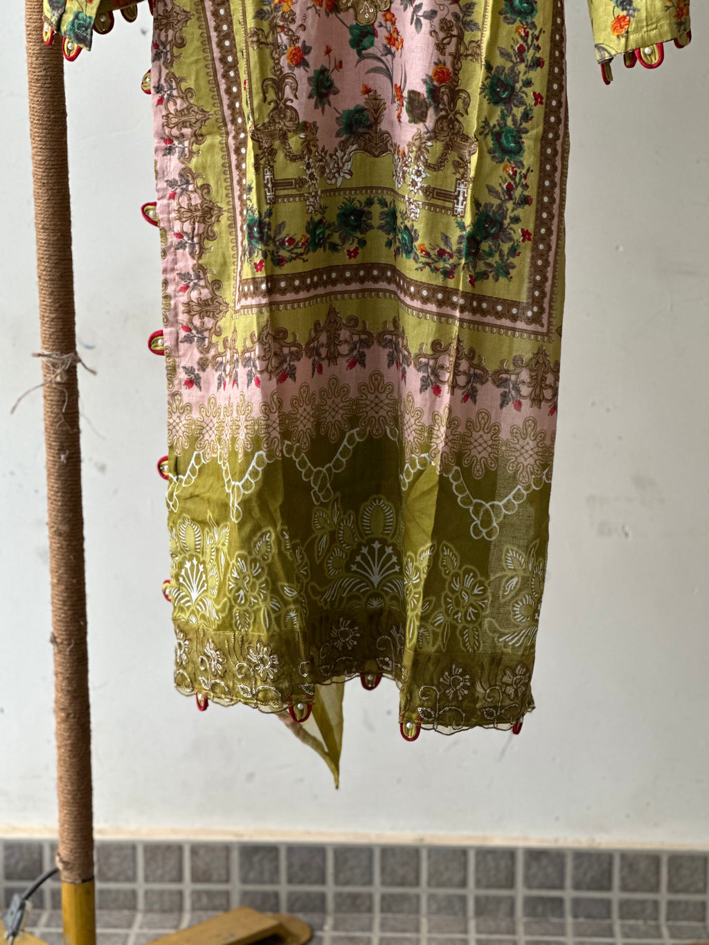 Cotton stitched 3 pc suit