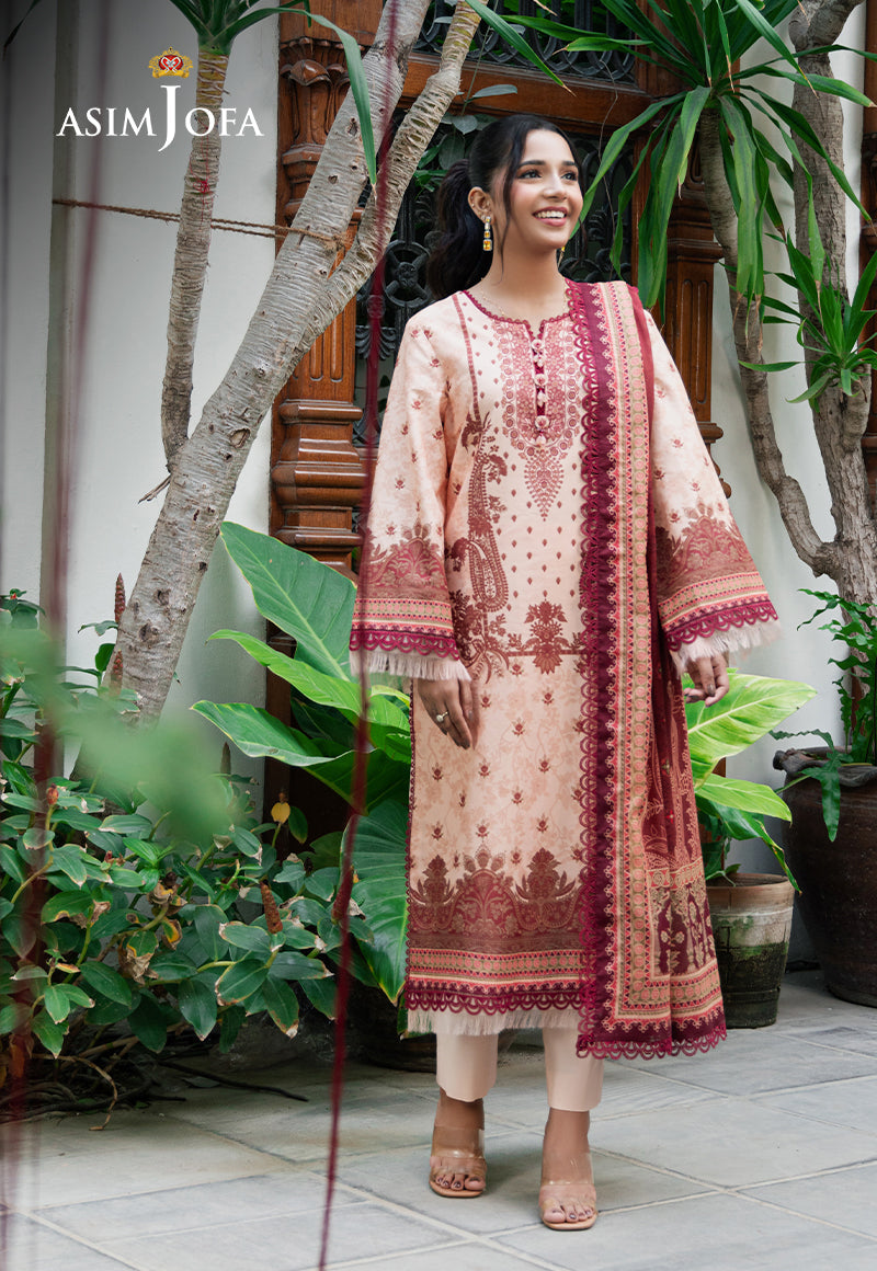 ASIM JOFA PRINTED LAWN 3 PC