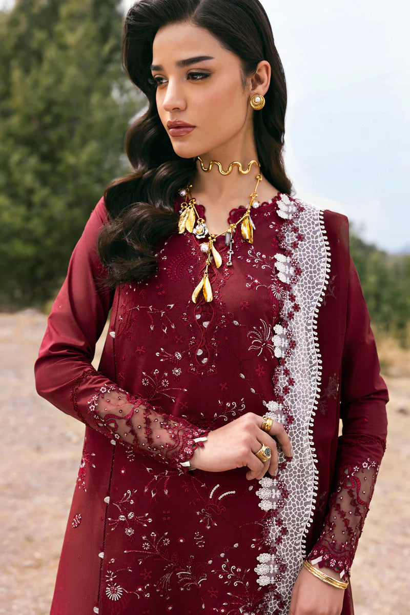 Qalamkar Qlinekari Lawn- Unstitched