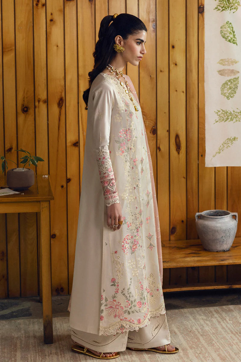 Qalamkar Qlinekari Lawn- Unstitched