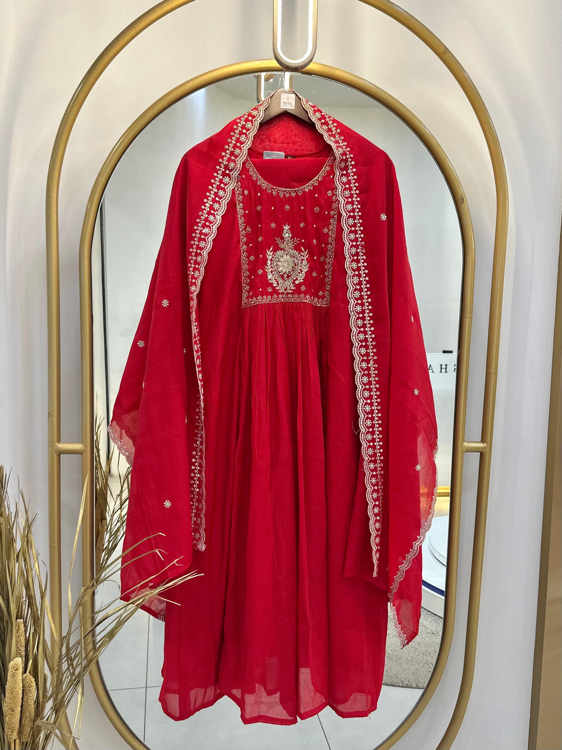 Crepe Silk Stitched Suit