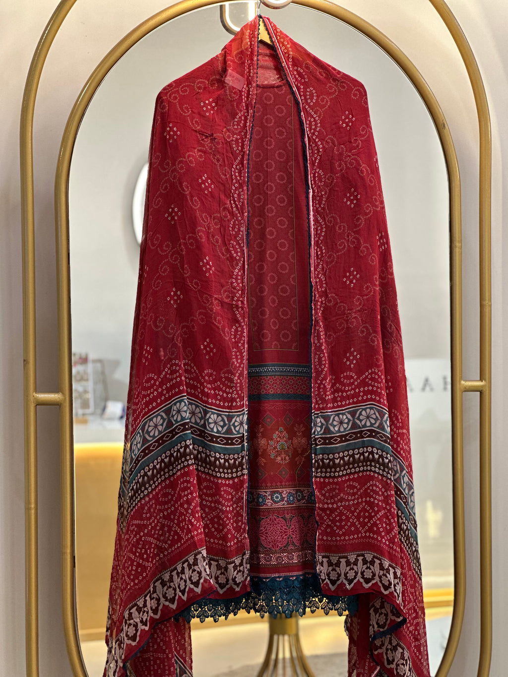 Stitched Lawn Suit